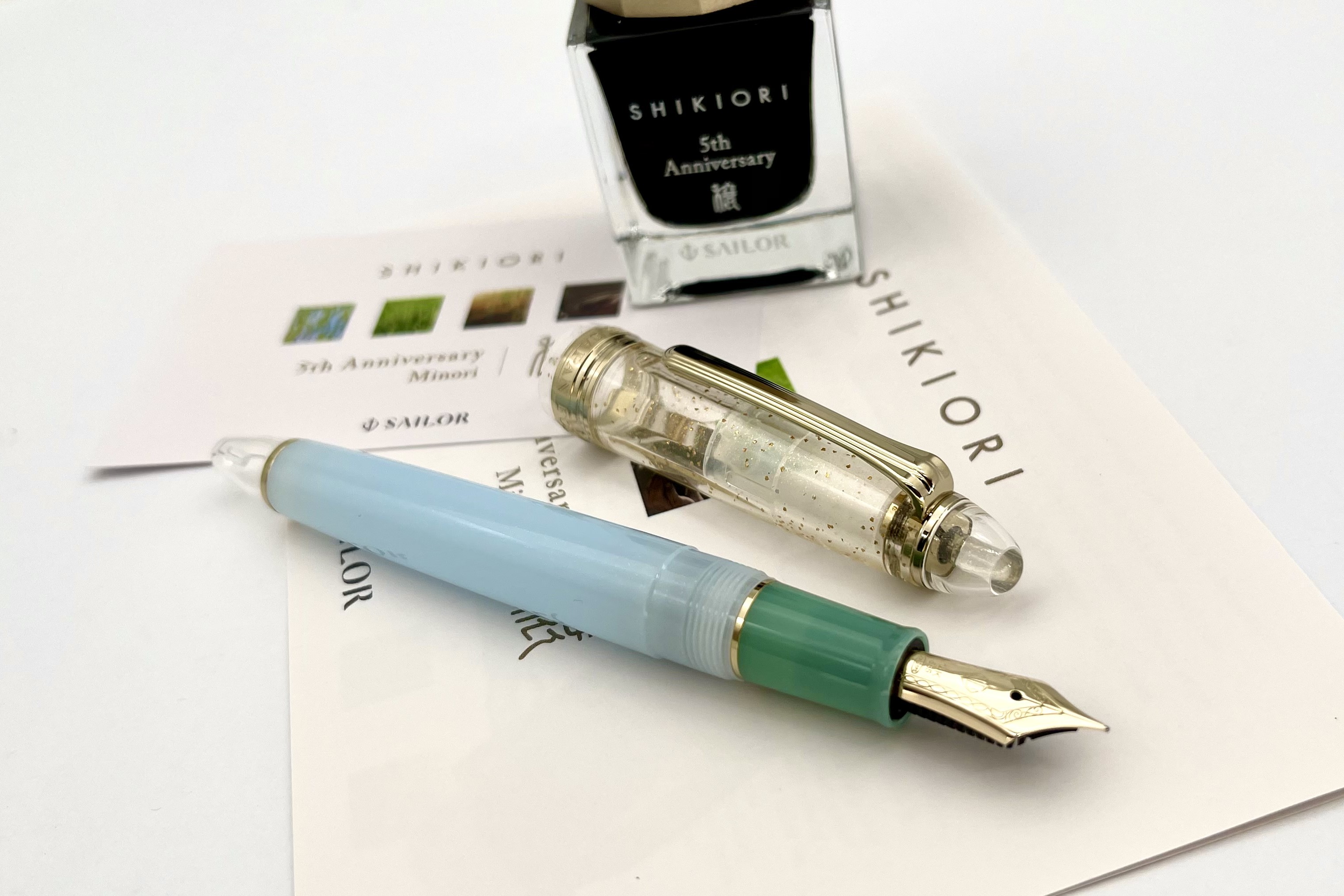 SailorSE1911StandardShikiori5thAnniversaryMinoriFPGiftSetMFNib_1